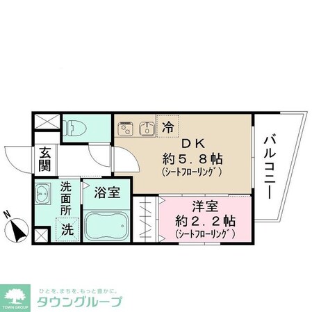 Jブラン西新井の物件間取画像